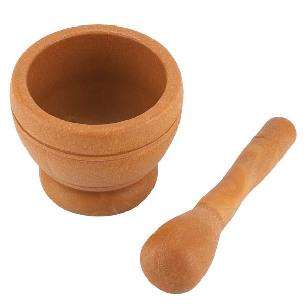 Home Kitchen Resin Bowl Garlic &amp; Spice Grinding Pestle and Mortar - 11cm