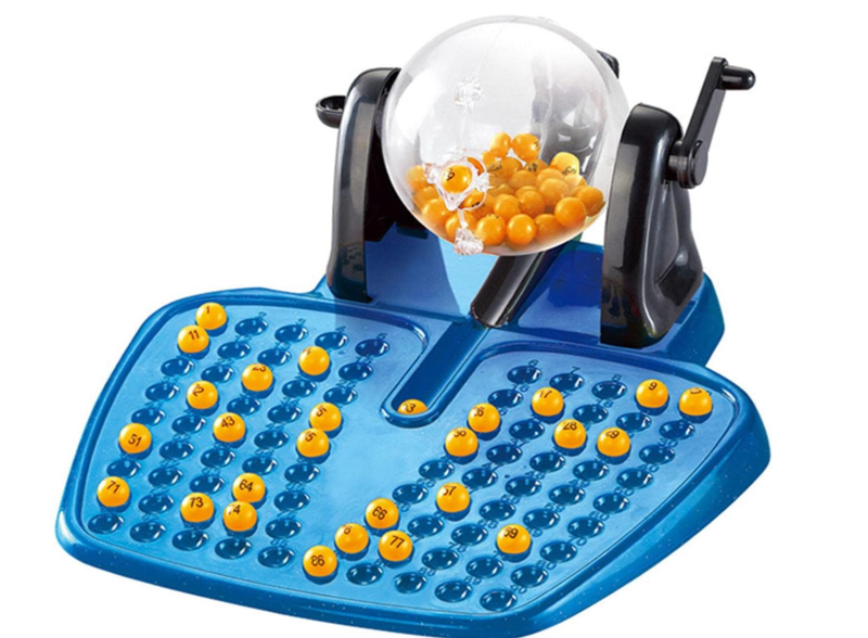 SamMag Biz Bingo Game Set, 90 Balls Traditional Lottery with 38 Cards