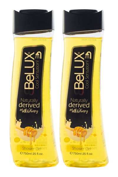 Shower Gel Milk And Honey Belux 750ml - 2 Pack