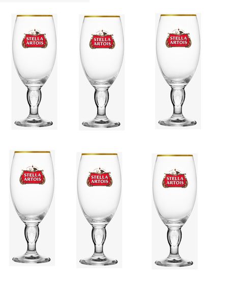 STELLA ARTOIS BEER GLASS 330ML - Set of 6