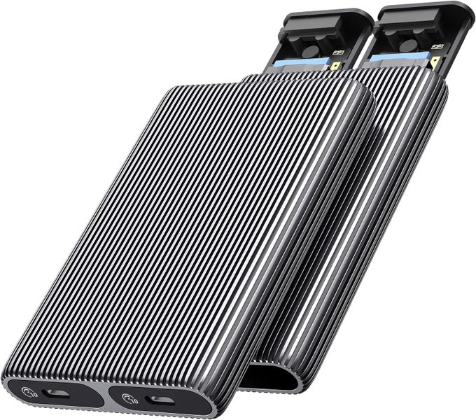 M.2 SSD Enclosure NVME/SATA Dual-Bay - Orico