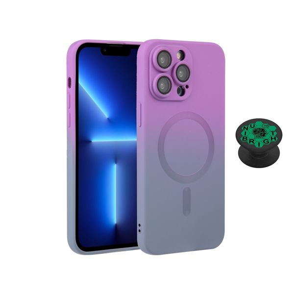 Unibright Magsafe Gradient Cover for iPhone 14 Pro Max &amp; Pop-Grip