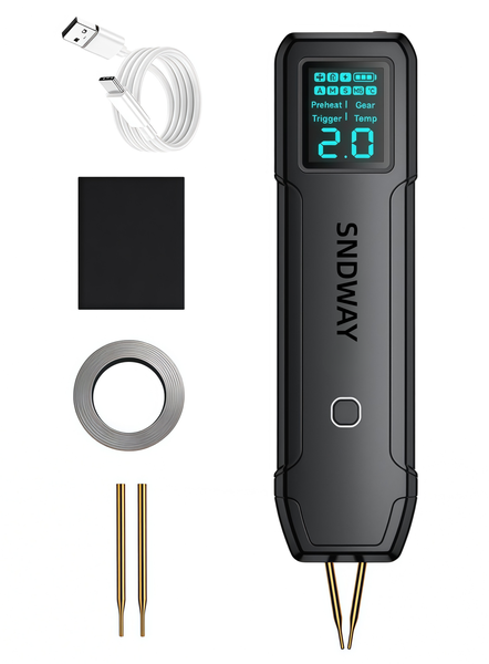 SNDWAY Battery Spot Welder,Battery Welder 99 Gear Handheld Spot Welder