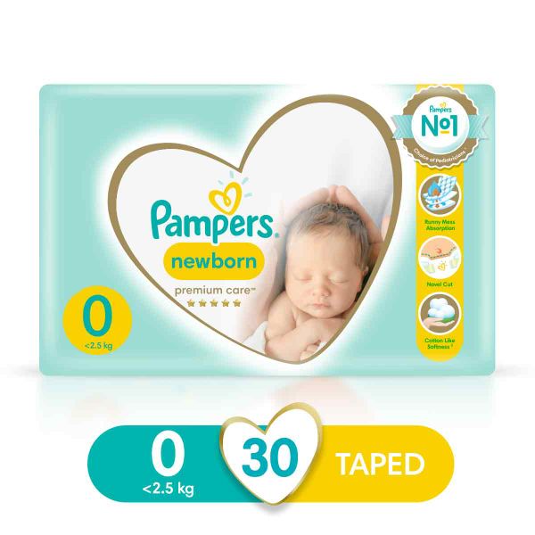 Pampers Premium Care Newborn Size 0 (