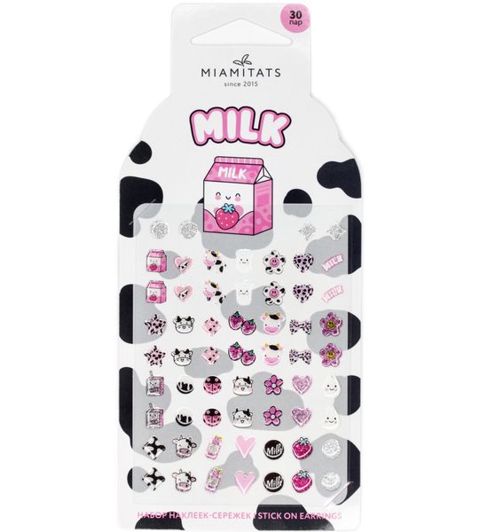 Miamitats Earring Sticker Set Milk (30 Pairs)