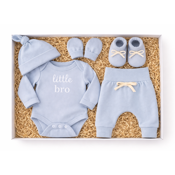 New Born - Gift set Light Blue Little Bro Set