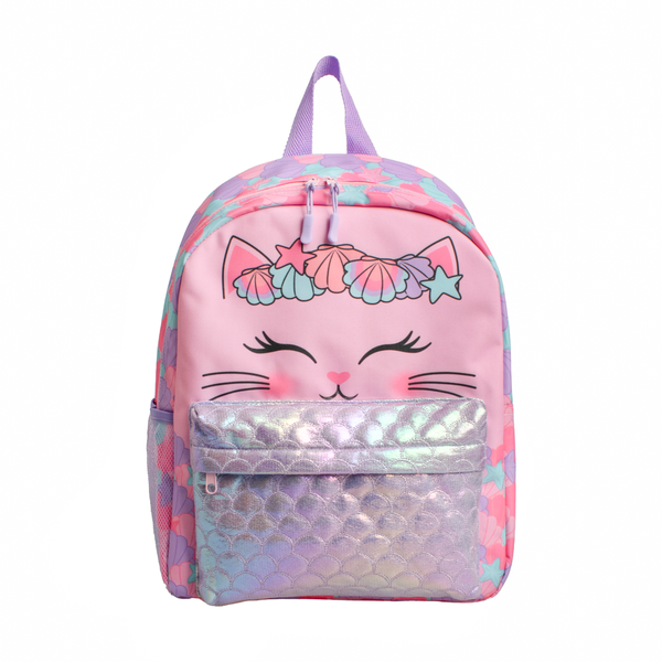 SQUIGGLE Meowmaid Fashion Kids Backpack - Cute, Stylish &amp; Perfect Luggage