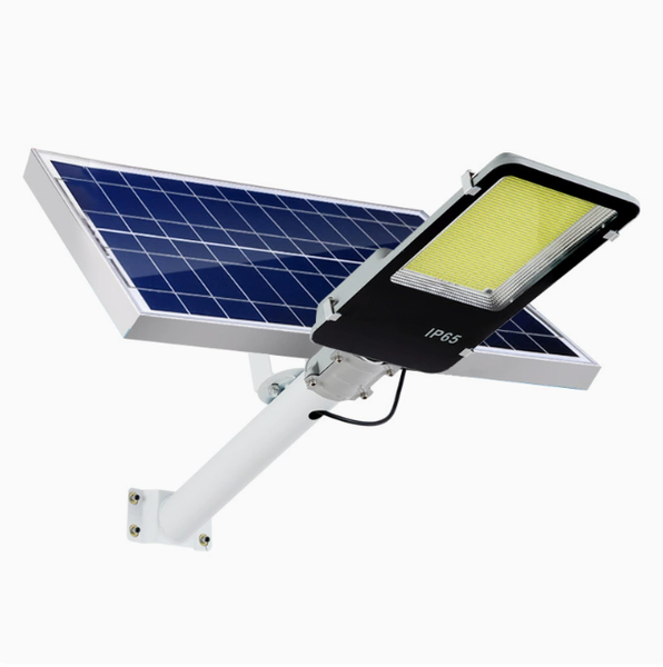 Solar LED Street Light - Black &amp; White (1 Unit)
