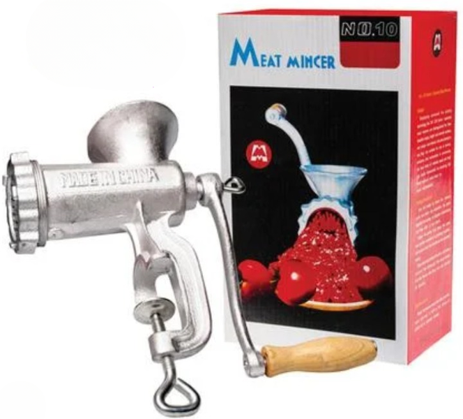 Pro-Grade Metal Mincer Size 10 - Precision Grinding