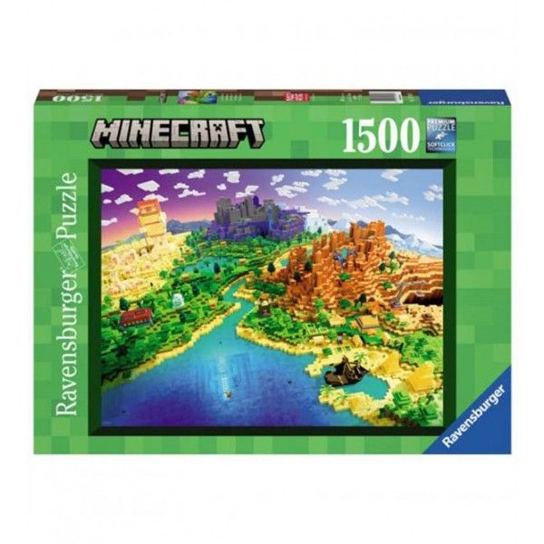 Ravensburger Puzzle World Of Minecraft - 1500-Piece
