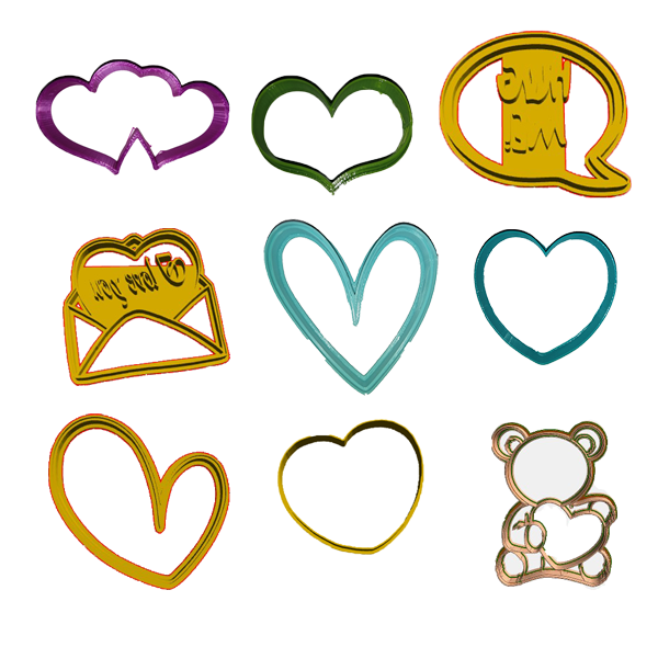 Valentines Day Cookie Cutter Mega Set