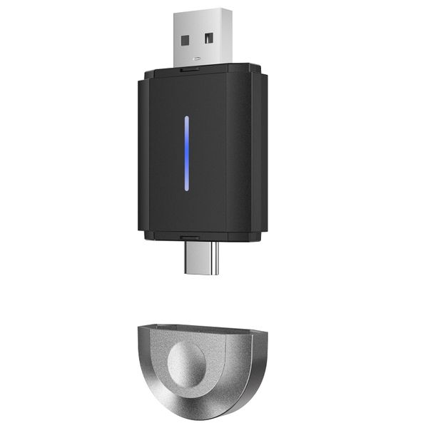 Wireless Apple Carplay and Android Auto USB And Type C Adapter