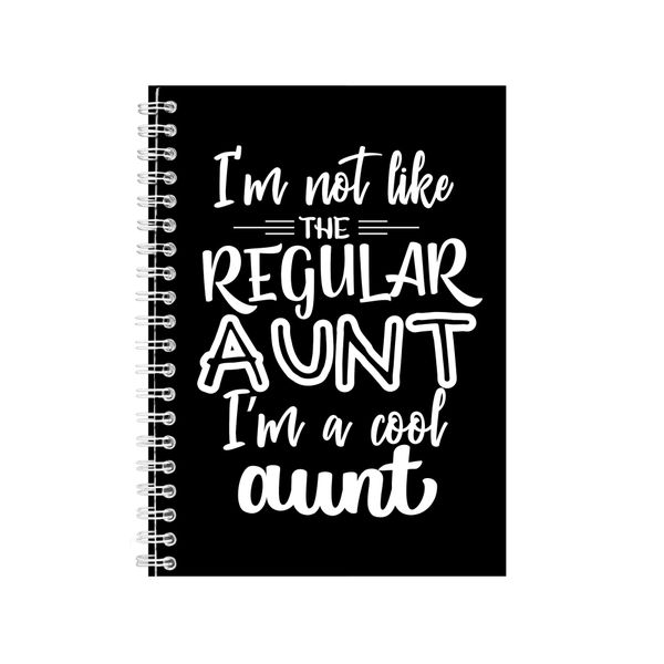 Cool Aunt Notebook Aunty Gift Idea Writing Book Notepad Pad 41