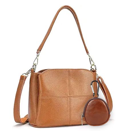 Classy Genuine Leather Women Crossbody Bags Shoulder Set for Ladies & Girls Image