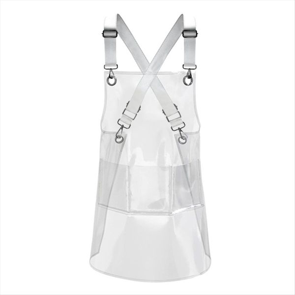 Kitchen Hair Salon Barber Apron With Pockets A image