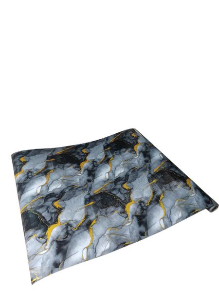 self-adhesive wallpaper coil tile sticker marble brown mix - 1.2m X 30m