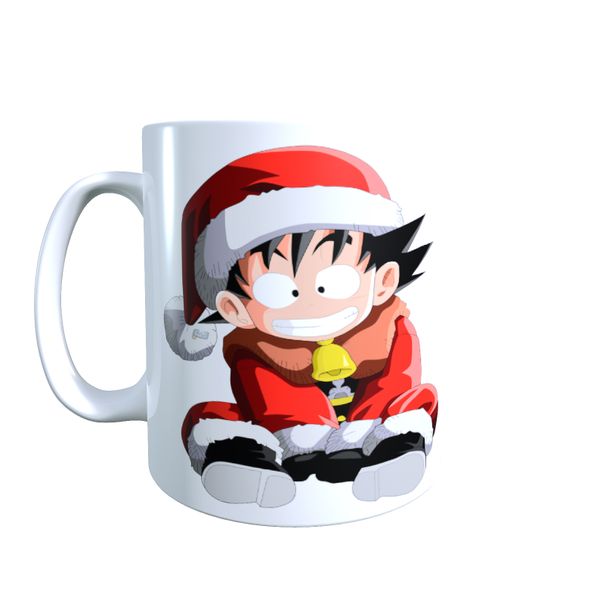 Kid Goku Santa - Dragon Ball Z Christmas Coffee Mug