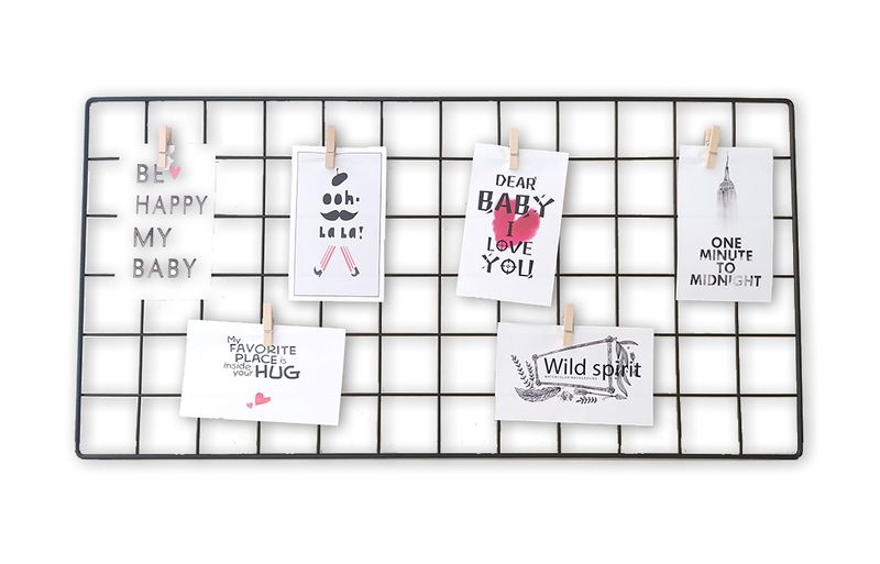 Wire Wall Grid - Black - Wall Decor