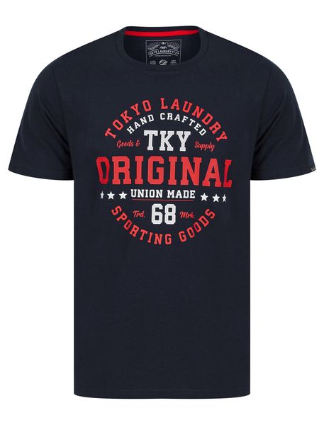 Tokyo Laundry Empire Jersey T-Shirt - Navy (Parallel Import)