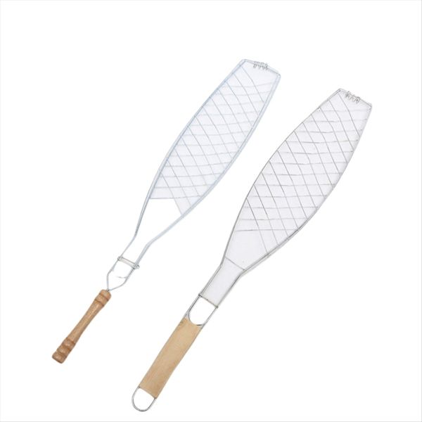 Fish Grill Tongs, Ergonomic, Flat Handle, Simple Grill Tongs, Portable Fish