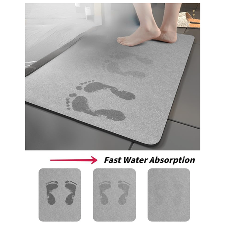 2 Piece Kitchen Floor Carpet Non-Slip Area Rug Bathroom Door Floor