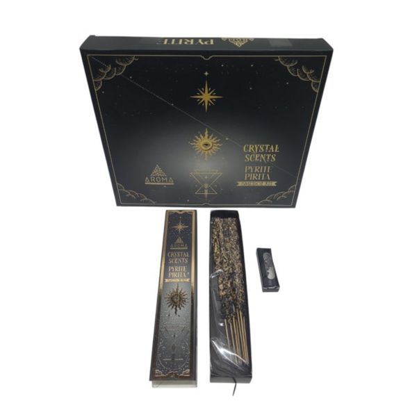 Aroma Pyrite Incense Sticks Crystal Scents