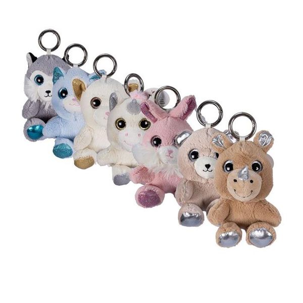 Plush Animals Big Eyes (Pack of 7)
