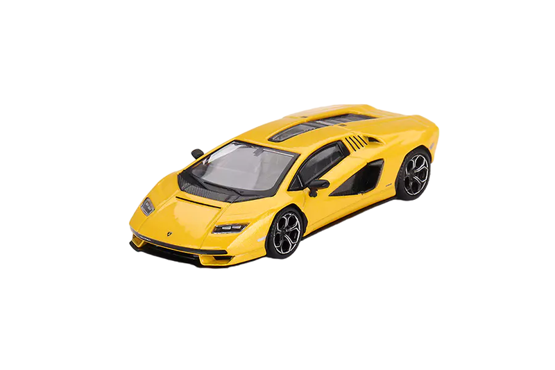 Mini GT Lamborghini Countach LPI 800-4 - New Giallo 1:64 Model