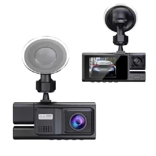 1080P FHD 3-Lens Triple Camera Car Dash Camera