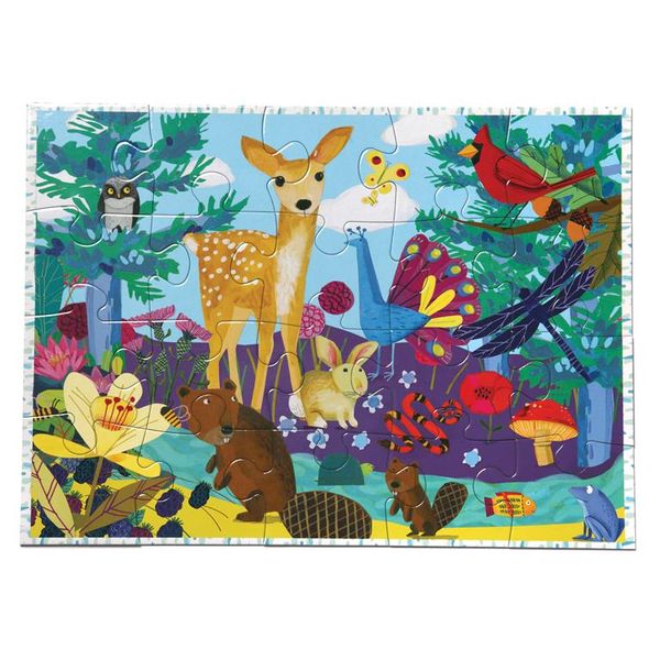 eeBoo Children's Puzzle - Life on Earth: 20 Pieces