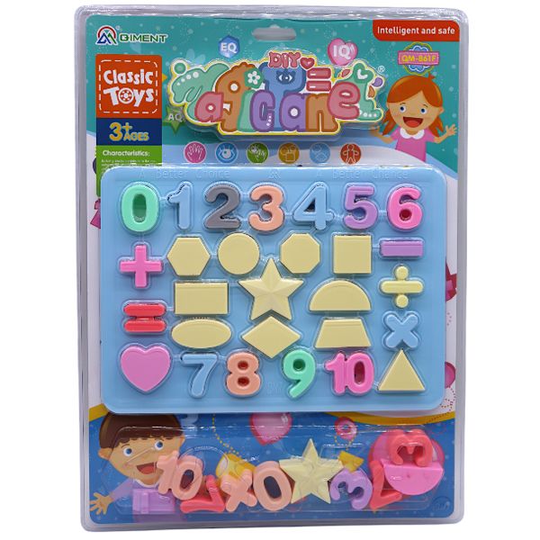 DIY Learning Game 123 And Shapes