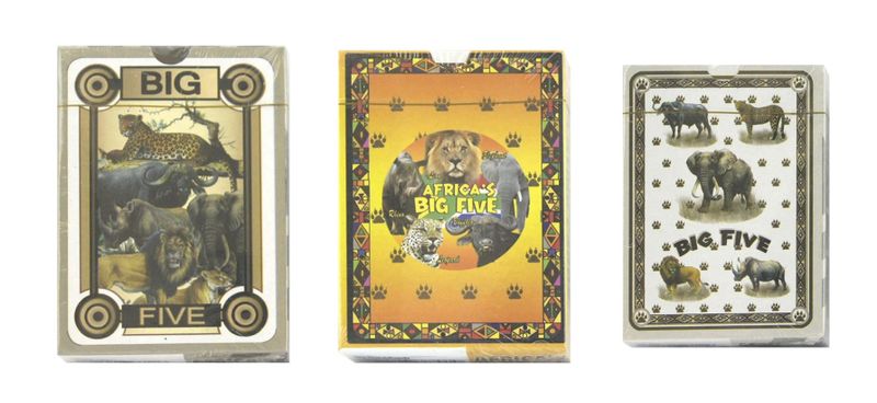 Big Five Playing Cards - 3 Card Sets
