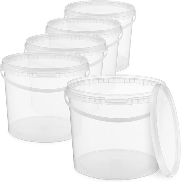 Plastic Tub with Lid 1000ml