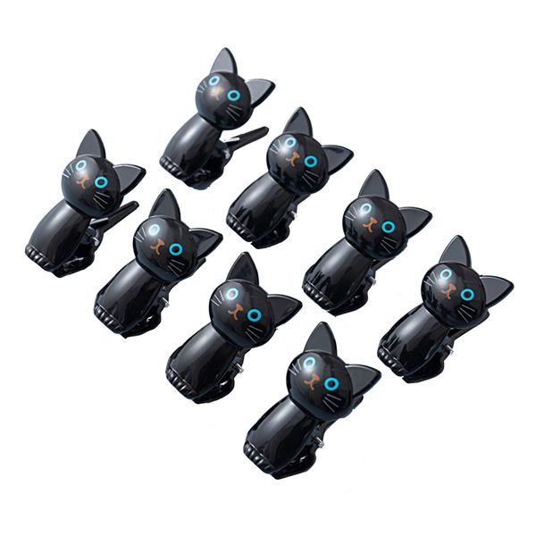 Home Craft Laundry Cat Shaped Plastic Clips Set of 8