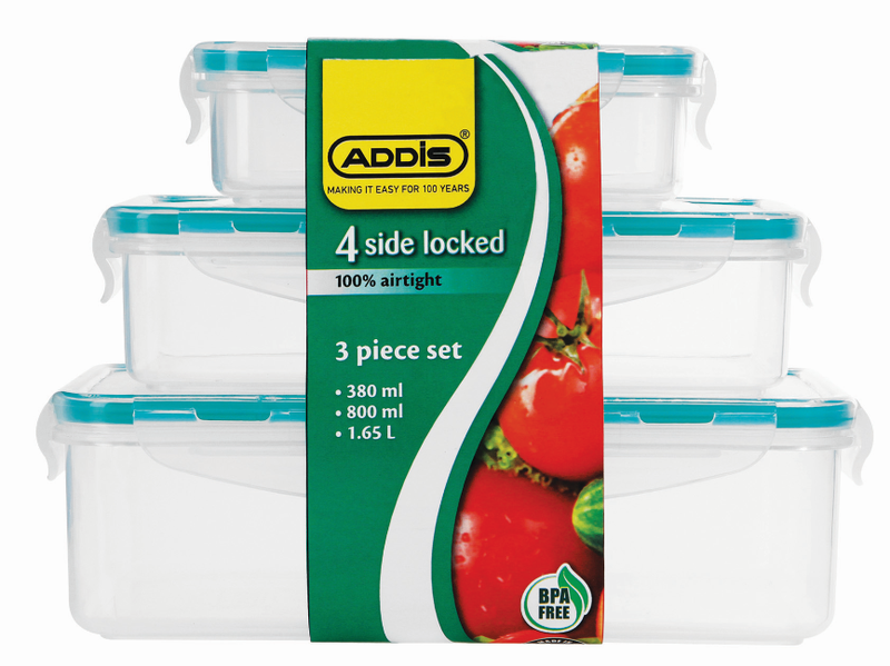 4 Side Locked 3 Piece Combo Set