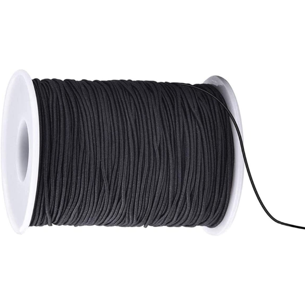 Black Bracelets Elastic Cord - 10m