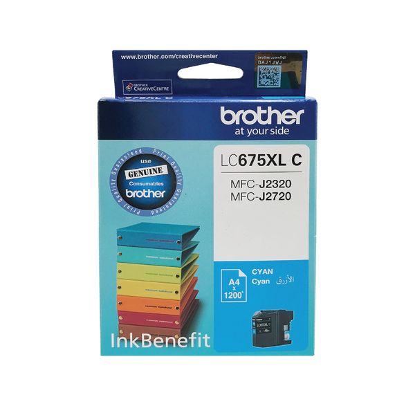 Brother LC675XL-C Cyan Ink Cartridge