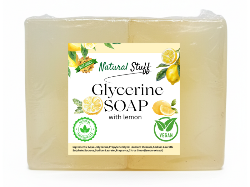 Natural Stuff Glycerin Soap-Brightens &amp; Hydrates Skin Naturally