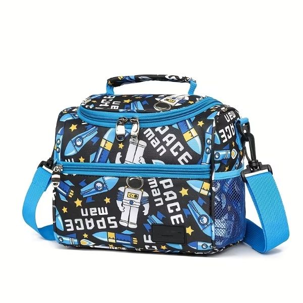 Kings Insulated Two Compartments Children Lunch Bag