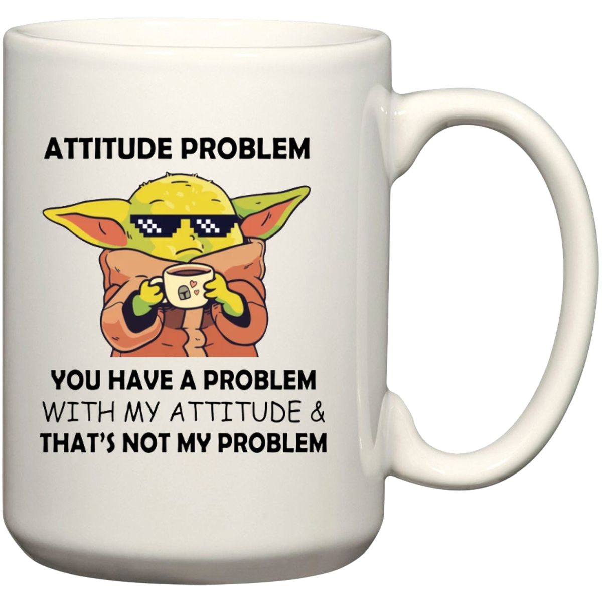 Attitude Problem Baby Meme Birthday Christmas Colleague Funny Gift Mug ...