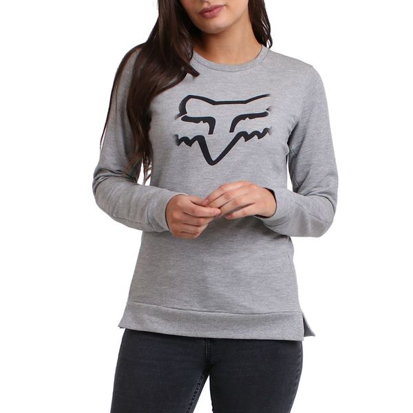 Fox-Acrux Crew Fleece-Heather Grey