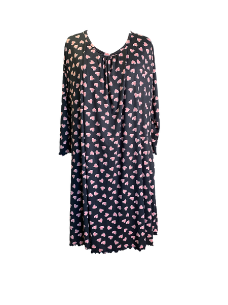 Plus Size Black Dty Nightie image