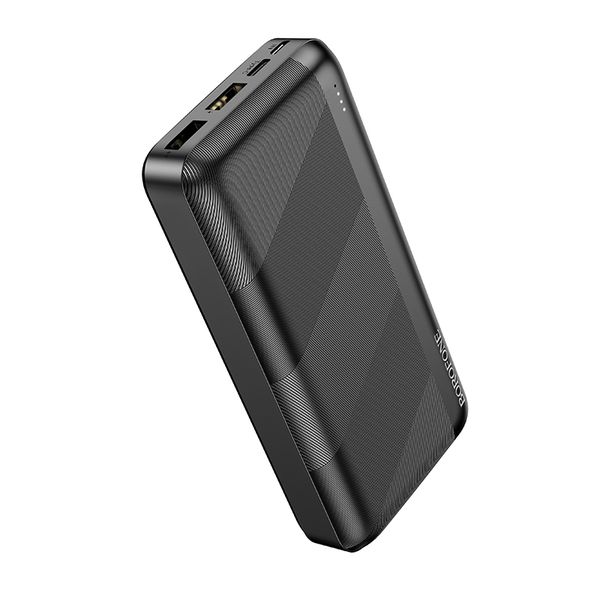 Power Bank 20000mah Borofone Bj27a Pindar - 2xusb - Black