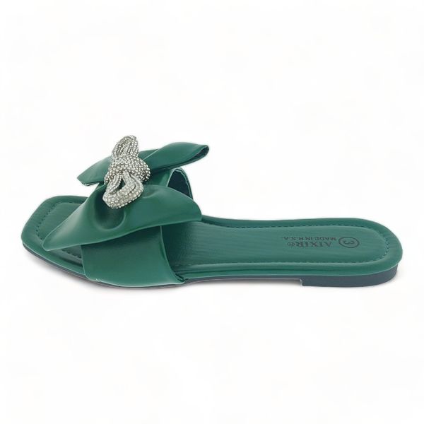 Aixir Sandal with Bow and Knot Decor PSL4183