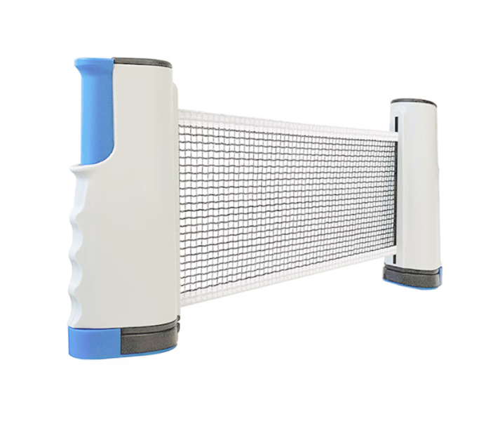 Portable Table Tennis Net, Including Net Posts, Grey-Blue, 170 x 5 cm