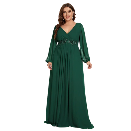 Stylish Chiffon Formal Evening Dresses with Long Lantern Sleeves | Shop  Today. Get it Tomorrow! | takealot.com