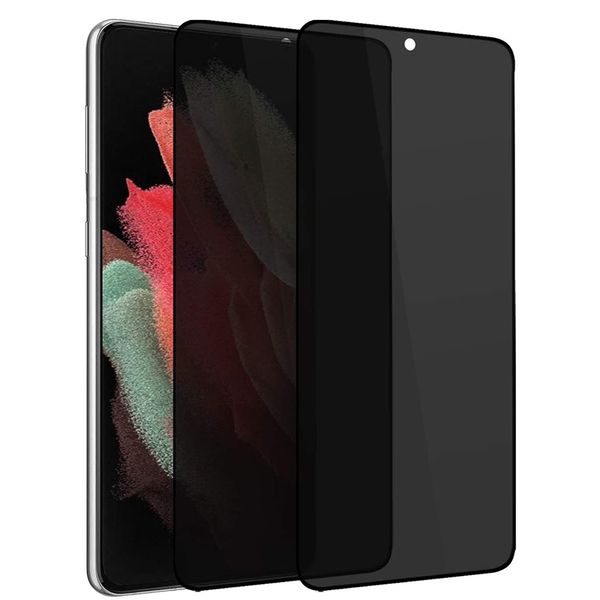 2 Pack Galaxy S21 FE Privacy Anti-Spy Tempered Glass Screen Protector