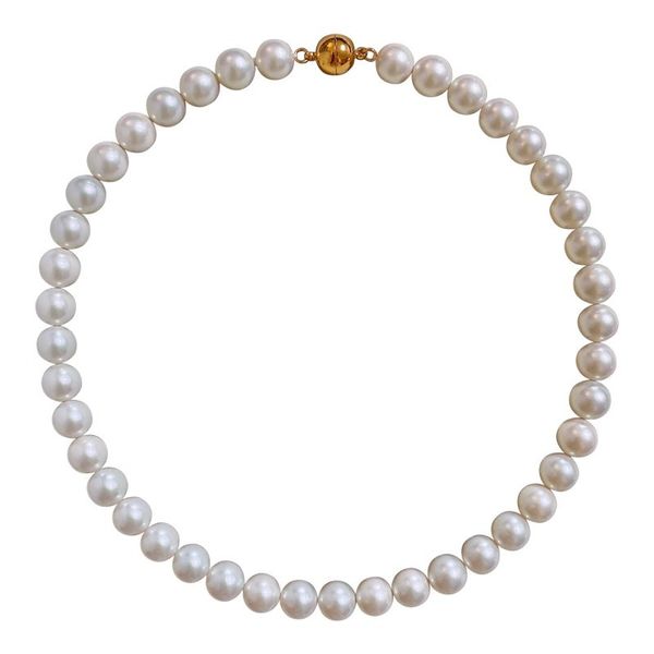 8mm Freshwater Cultured Pearl Necklace, Real Pearl Necklace Jewelry