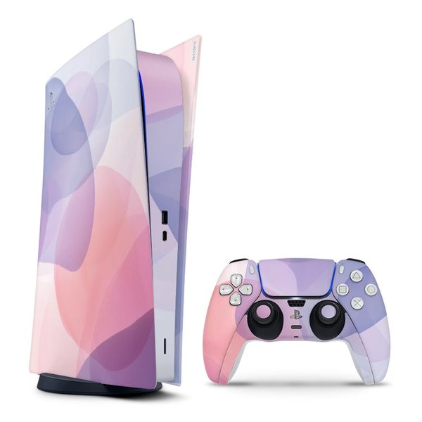 Decal Skin Compatible with PS5 Digital - Soft Pastel Fusion (Decal Only)