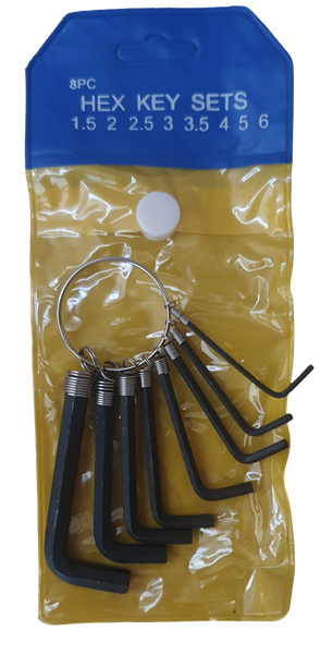Camco Keyring Allen Key Set - (1,5mm to 6mm)
